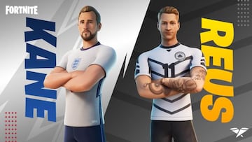 Kane y Reus son otras dos estrellas del fútbol que llegaron a Fortnite en 2021