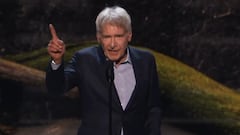 Harrison Ford se niega a seguir el guion y comete un desafortunado error durante su momento en los TGA