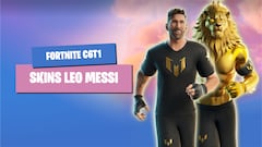 Messi llega a Fortnite: el rey del fútbol recibe con dos nuevas skins y una de ellas se convierte en un feroz león