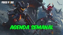 Agenda semanal de Free Fire del 1 al 7 de enero con Ruleta de Tokens y Relanzamiento en tienda