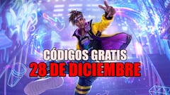 Free Fire | Códigos de hoy sábado 28 de diciembre de 2024: recompensas gratis