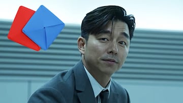 Gong Yoo salesman reclutador el juego del calamar 2 netflix mejores series netflix gi-hun temporada 3 juego del calamar ddakji