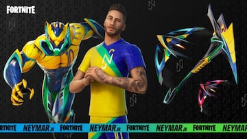 Neymar Jr. fue el primer futbolista en llegar a Fortnite como skin